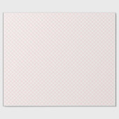 Modern + Zoet Licht Roze Gingham Cadeaupapier (Vlak)