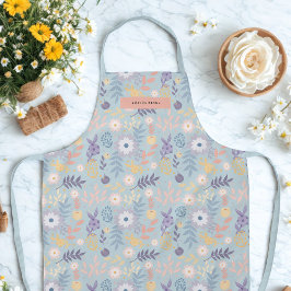 Modern zomerblauw stijlvol chique trendy schort