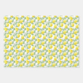 Modern zomerfruit patroon inpakpapier vel (Voorkant)