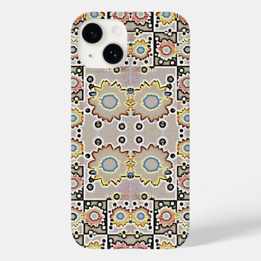 Modern Zonnebloemen patroon Case-Mate iPhone Case (Achterkant)