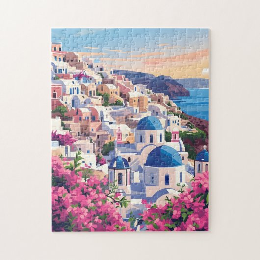 Modern Zonsondergang Kustlandschap Puzzel (Verticaal)