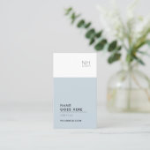 Modern zuiver multifunctioneel verticaal Visitekaa Visitekaartje (Staand voorkant)