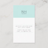 Modern zuiver multifunctioneel verticaal Visitekaa Visitekaartje (Achterkant)