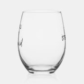 Modern zul je mijn bruidsmeisje voorstel bruiloft wijnglas zonder voet (Links)