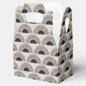 Modern Zwart & Beige Zonsondergang Abstract Kunstp Bedankdoosjes (Geopend)