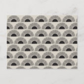 Modern Zwart & Beige Zonsondergang Abstract Kunstp Feestdagenkaart (Voorkant)