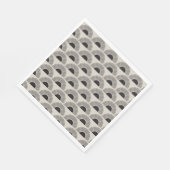 Modern Zwart & Beige Zonsondergang Abstract Kunstp Servet (Hoek)