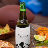 Modern zwart blijft eenvoudig blikjeskoeler