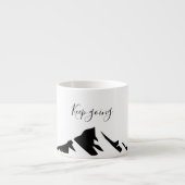 Modern zwart blijft eenvoudig espresso kop (Voorkant)