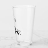 Modern zwart blijft eenvoudig glas (Links)