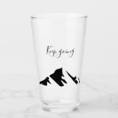 Modern zwart blijft eenvoudig glas (Voorkant)