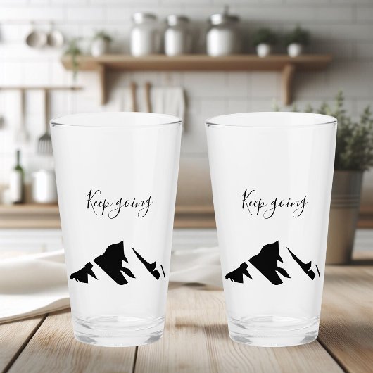 Modern zwart blijft eenvoudig glas