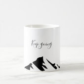 Modern zwart blijft eenvoudig magische mok (Center)