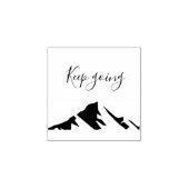 Modern zwart blijft eenvoudig rubberstempel (Afrduk)