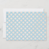 Modern zwart bord en blauwe stip tweede verjaardag kaart (Achterkant)