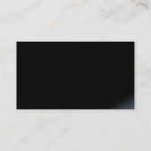 Modern zwart Chic Professional-Visitekaartje Visitekaartje (Achterkant)
