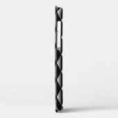 Modern zwart diamant geometrisch patroon Case-Mate iPhone case (Achterkant / Links)