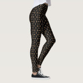 Modern zwart en beige leggings (Rechts)