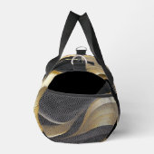 Modern zwart en goud Abstracte luxe- Plunjezak (Rechts)