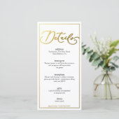 Modern zwart en goud Elegant (Staand voorkant)