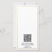 Modern zwart en goud Elegant (Achterkant)