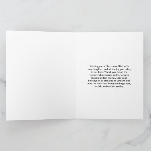 Modern zwart en goud gepersonaliseerde koppels kaart (Binnen)