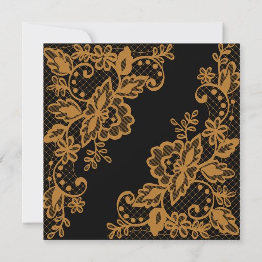 Modern zwart en goud mijlpaal Jubileum Bedankkaart (Achterkant)