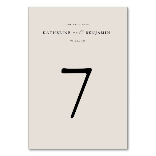 Modern zwart en ivoor minimalistische bruiloft kaart (Achterkant)