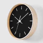 Modern zwart en natuurlijk hout (Hoek)