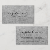 Modern zwart en wit visitekaartje (Voorkant / Achterkant)