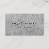 Modern zwart en wit visitekaartje (Voorkant)