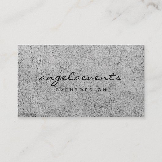 Modern zwart en wit visitekaartje (Voorkant)