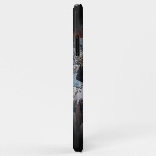 Modern zwart fotocollage 6 Afbeelding iPhone hoesj Case-Mate iPhone Case (Achterkant/rechts)