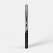Modern zwart geometrisch samsung galaxy hoesje (Rechterkant)