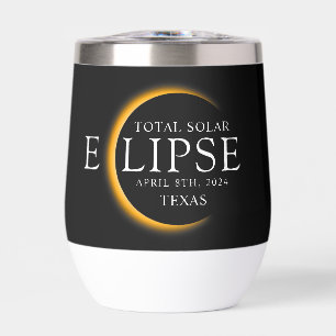 Modern Zwart & Goud 2024 Texas Totale Zonsverduist