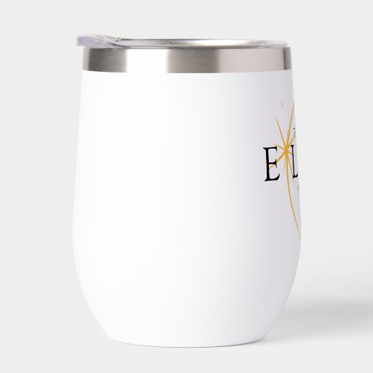 Modern Zwart & Goud 2024 Texas Totale Zonsverduist (Rechts)