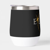 Modern Zwart & Goud 2024 Texas Totale Zonsverduist (Rechts)