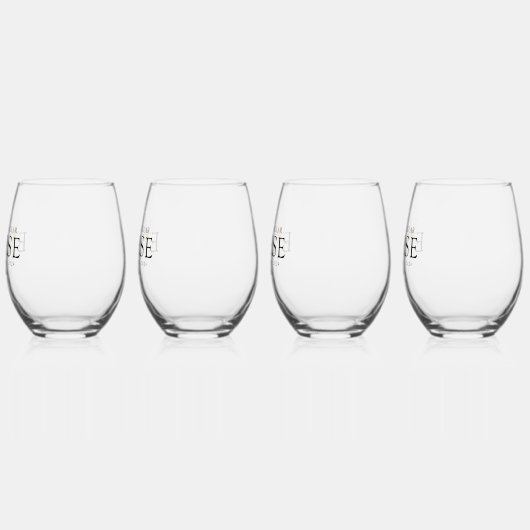 Modern Zwart & Goud 2024 Texas Totale Zonsverduist Wijnglas Zonder Voet (Links)