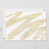 Modern Zwart Goud 4 Foto's Hand Lettered Afstudere Kaart (Achterkant)