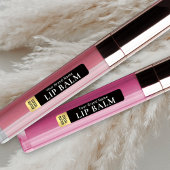 Modern Zwart & Goud Lipstick Lippenbalsem Waterdic Labels