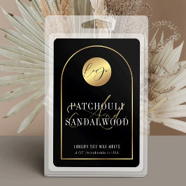 Modern Zwart & Goud Logo Waterdicht Productlabel Voedselcontainer Etiket