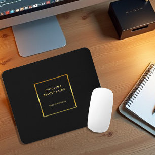 Modern zwart goud promotionele professional muismat