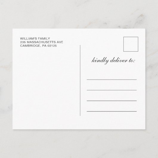 Modern Zwart Goud Verpleegkundig Afstuderen Foto Uitnodiging Briefkaart (Achterkant)