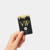 Modern Zwart Goud VIP Zakelijk Logo Badge (Handheld)