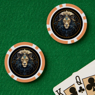 Modern Zwart Goud Zon Sign Naam Fantasy Symbool Le Poker Chips