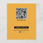 Modern Zwart Gouden Geel Custom Beauty Salon Spa Flyer (Achterkant)
