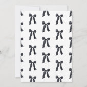 Modern zwart grijs boog verjaardagsfeestje kaart (Achterkant)