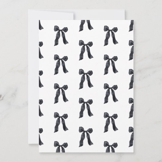 Modern zwart grijs boog verjaardagsfeestje kaart (Achterkant)