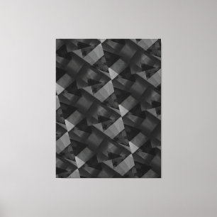 Modern - ZWART-GRIJS-zeer Nice Canvas afdrukken