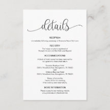 Modern zwart-handgedrukt ontwerp, huwelijksgegeven